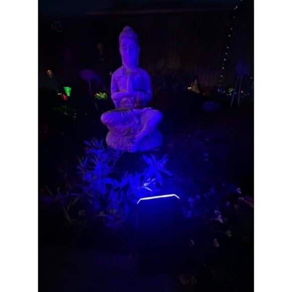 Color Changing Solar Spot Lights Outdoor, 9 Lighting Modes Colored Solar Lights - Picture 3 of 4